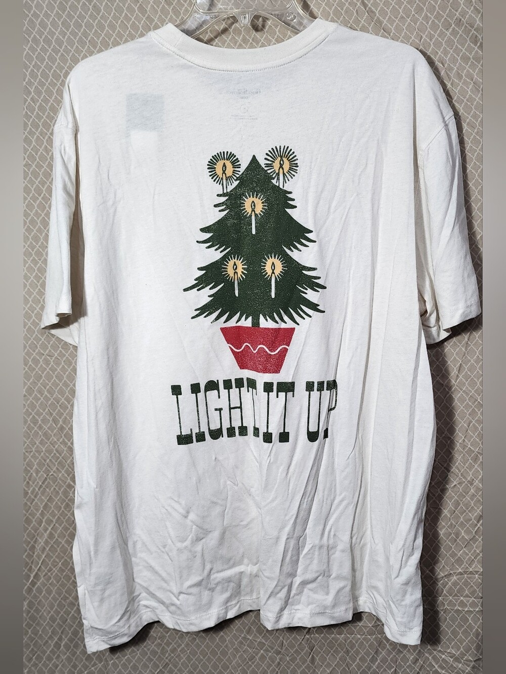 NWT Goodfellow & Co. Christmas 'Light it up' Tshirt Women's XL